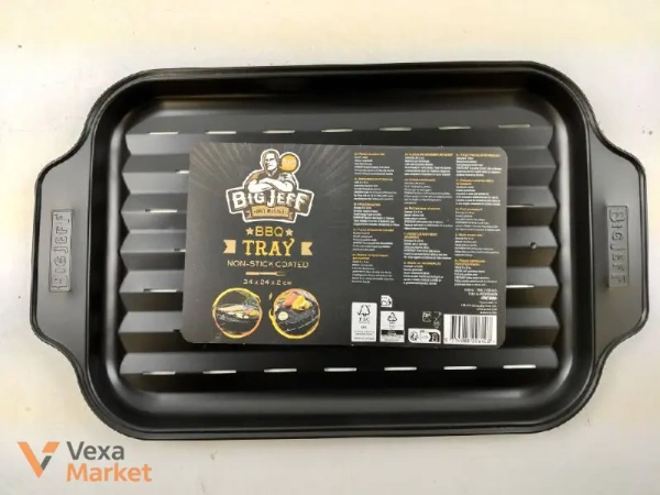 Big Jeff BBQ Tray Non-Stick Coated 34 x 24 x 2 CM