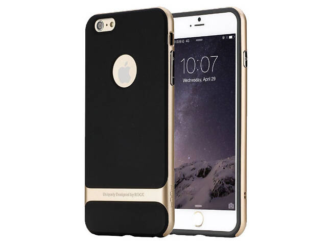 Чохол бампер Rock Royce Series для Apple iPhone 6 Plus / 6s Plus - Gold