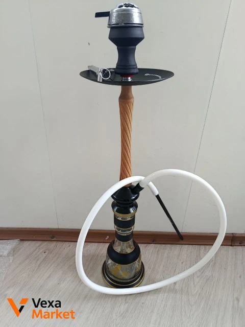 Кальян Kaya ELOX 30CM Black Tradi-Wood Peg Black 2S