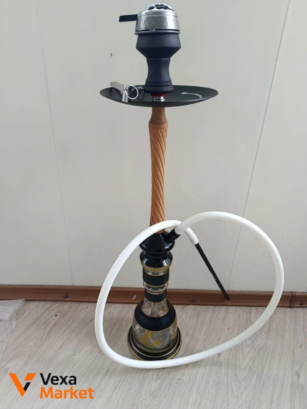 Кальян Kaya ELOX 30CM Black Tradi-Wood Peg Black 2S