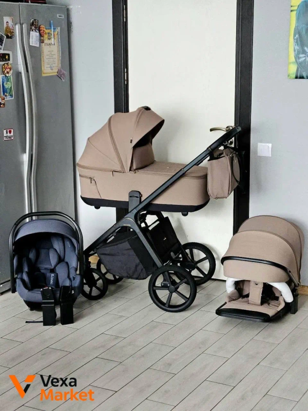 Коляска 2в1 Carrello Vector 2025 бежева