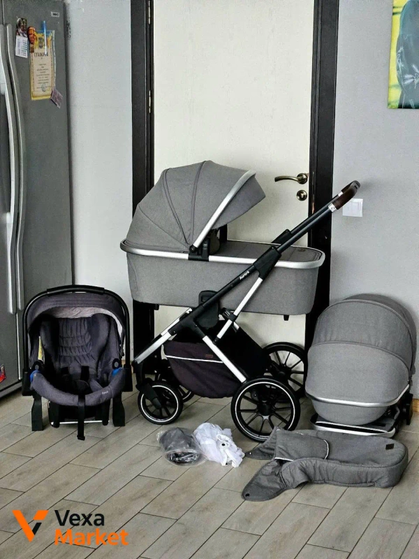 Коляска 3в1 Carrello Avrora зелений чай