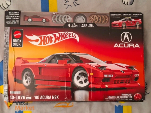 Mattel Hot Wheels Brick Shop Elite Acura NSX 1990