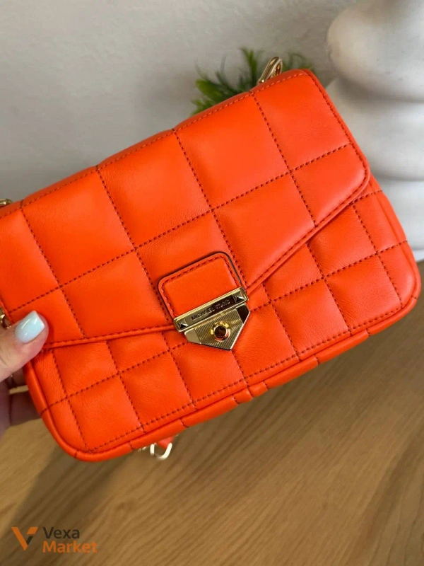 Michael Kors сумка помаранчева натуральна шкіра