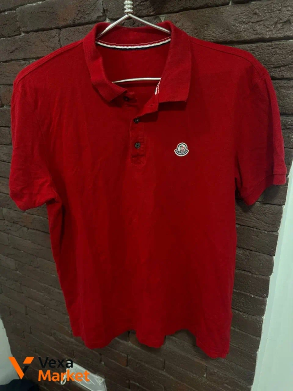 Moncler поло XL червоне