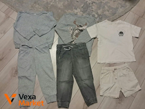 ΠΠ°Π±ΡΡ ΠΎΠ΄ΡΠ³Ρ H&M Π΄Π»Ρ Ρ
Π»ΠΎΠΏΡΠΈΠΊΠ° Π½Π° Π·ΡΡΡΡ 92 ΡΠΌ