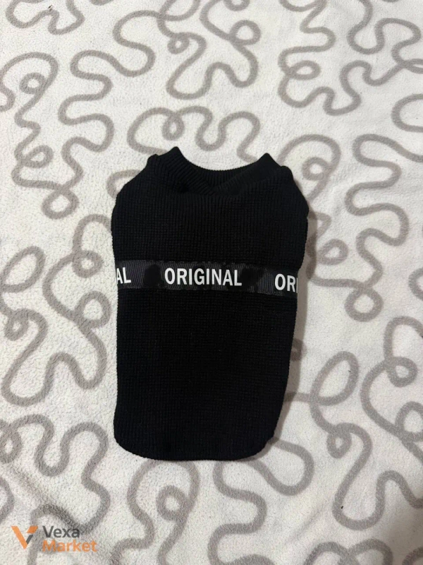 Одяг для собак чорний з написом ORIGINAL