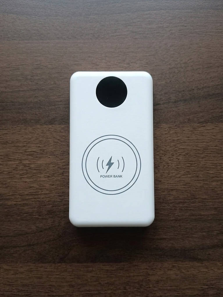 PowerBank 20.000mah QC 22.5W,+безпровідна зарядка, Повербанк з реальною ємністю.