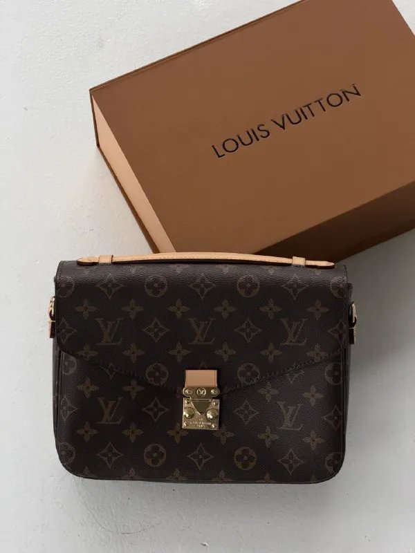 Сумка Louis Vuitton Pochette Métis Brown Monogram 25х19х7 см — фото 2