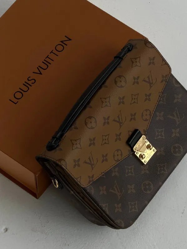 Сумка Louis Vuitton Pochette Métis Brown Monogram 25х19х7 см — фото 4