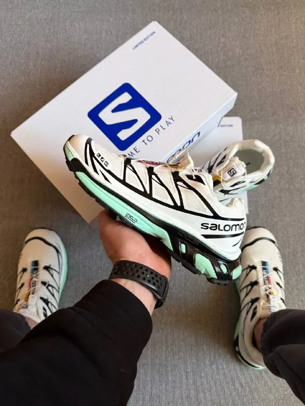 Кросівки Чоловічі Salomon XT-6 S-LAB Soft Ground White Turquoise Black