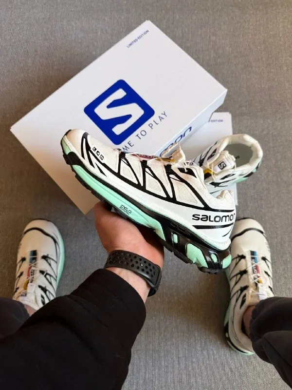 Кросівки Чоловічі Salomon XT-6 S-LAB Soft Ground White Turquoise Black