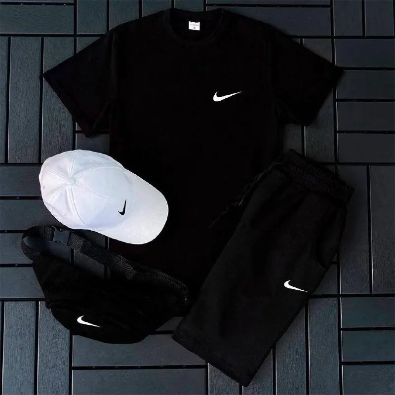 Комплект Nike футболка, шорти, кепка — фото 3