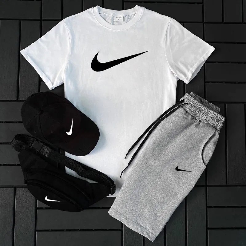 Комплект Nike футболка, шорти, кепка — фото 7