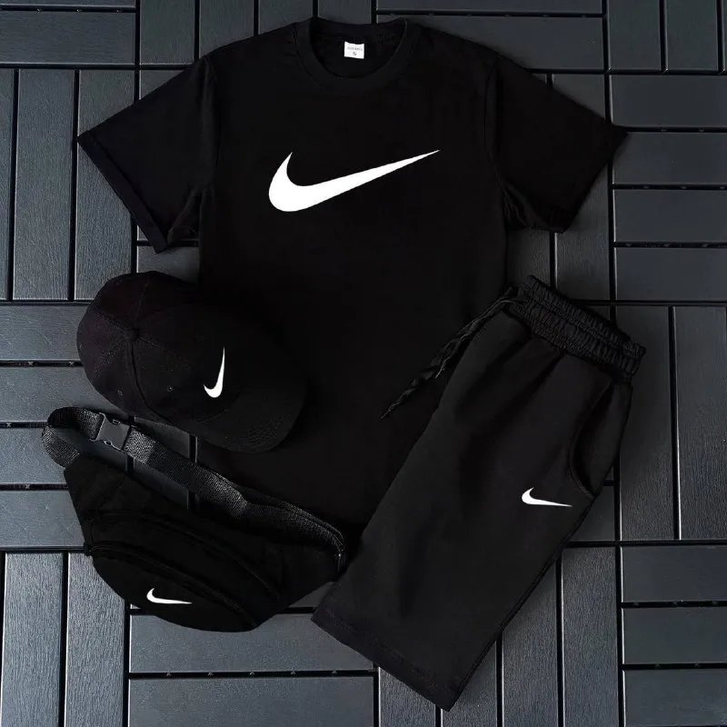 Комплект Nike футболка, шорти, кепка — фото 8