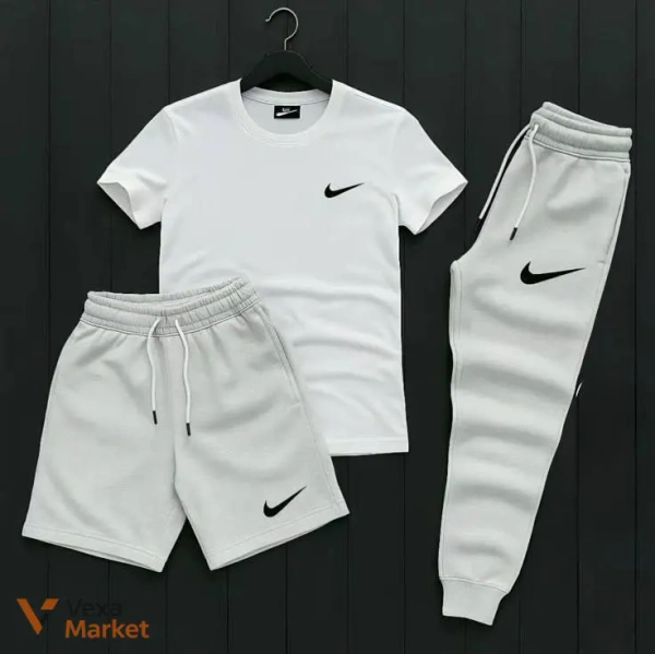 Спортивный костюм Nike Трійка (Штаны+Шорты+Футболка)