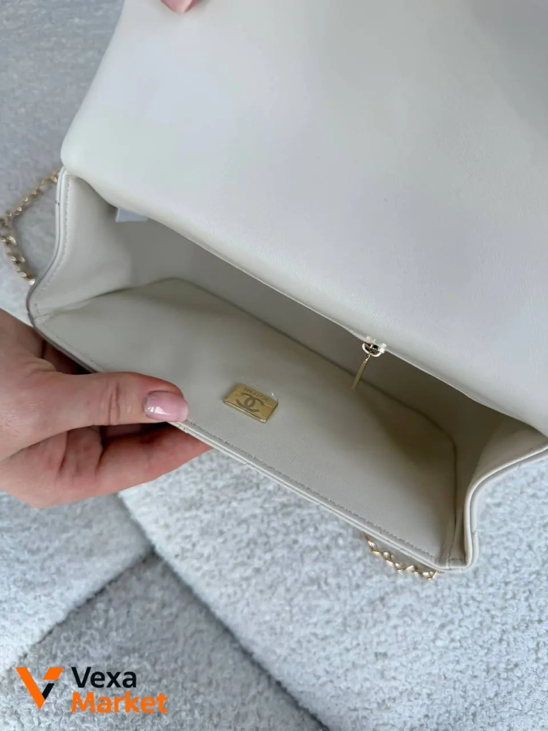 Chanel Classic Milk сумка жіноча натуральна шкіра — фото 4