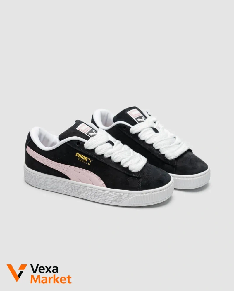 Кросівки Puma Suede XL Black-Whisp Of Pink — фото 7