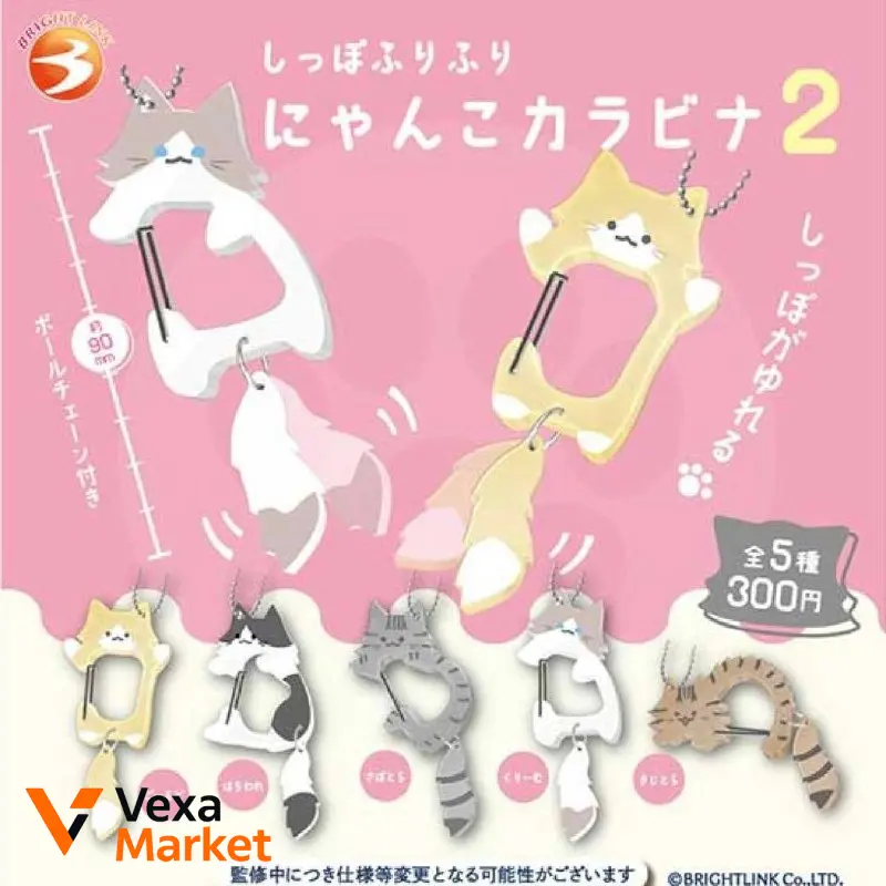 Карабін з Котом "Nyan-ko Carabiner 2" від Bright Link