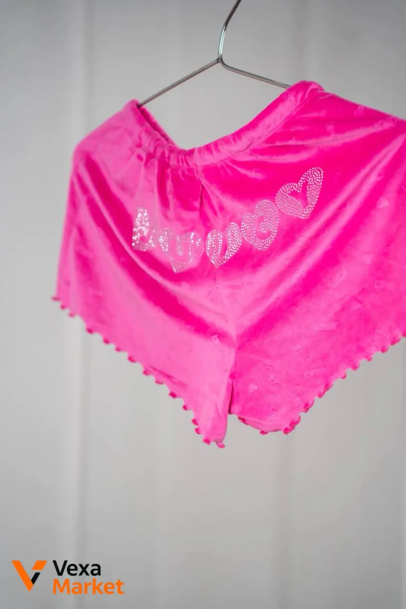 Велюровый костюм Juicy Couture женский розовый — фото 2