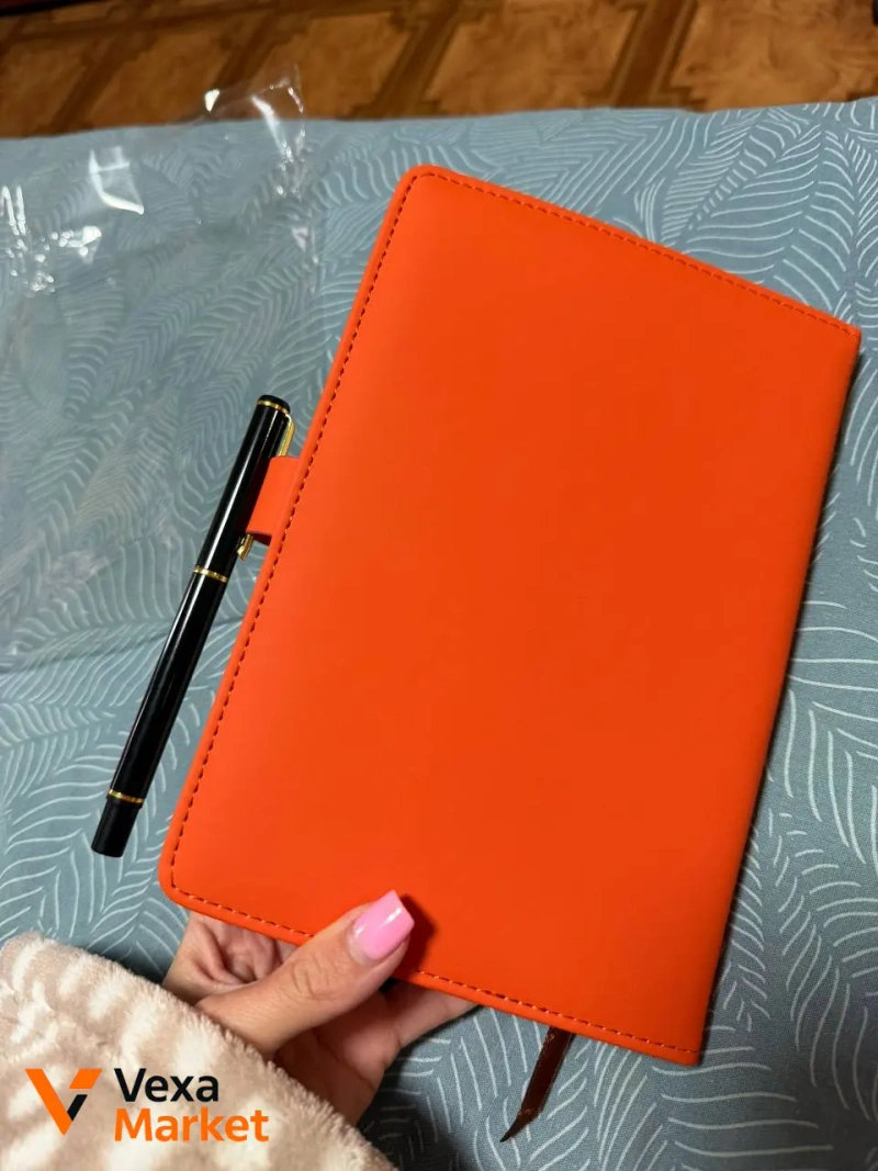 Блокнот Hermes Paris с ручкой — фото 3