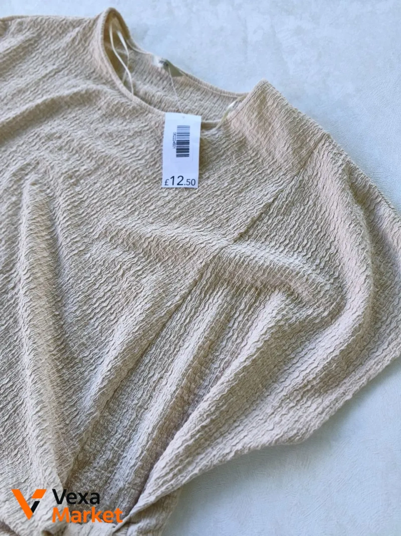 Блуза-туніка George жіноча бежева розмір 20 (XL/2XL) — фото 5