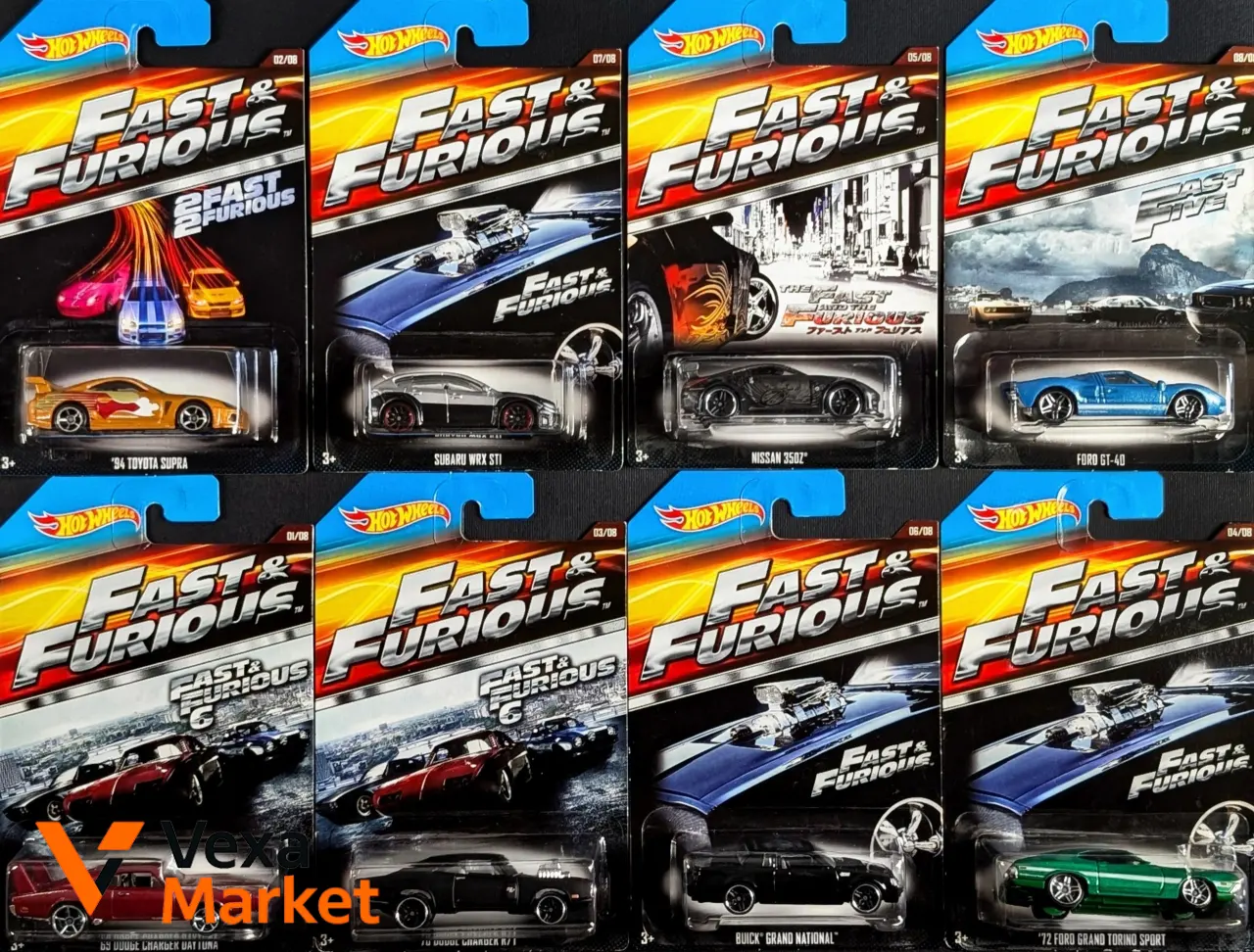 Hot Wheels Set Fast & Furious 2014