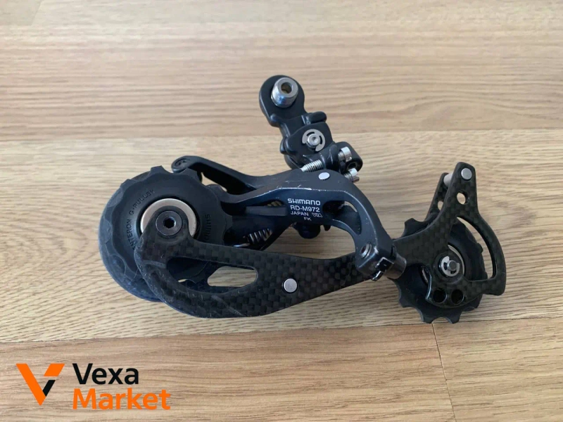 Задній перемикач Shimano XTR RD-M972 Carbon 8-9 speed — фото 3