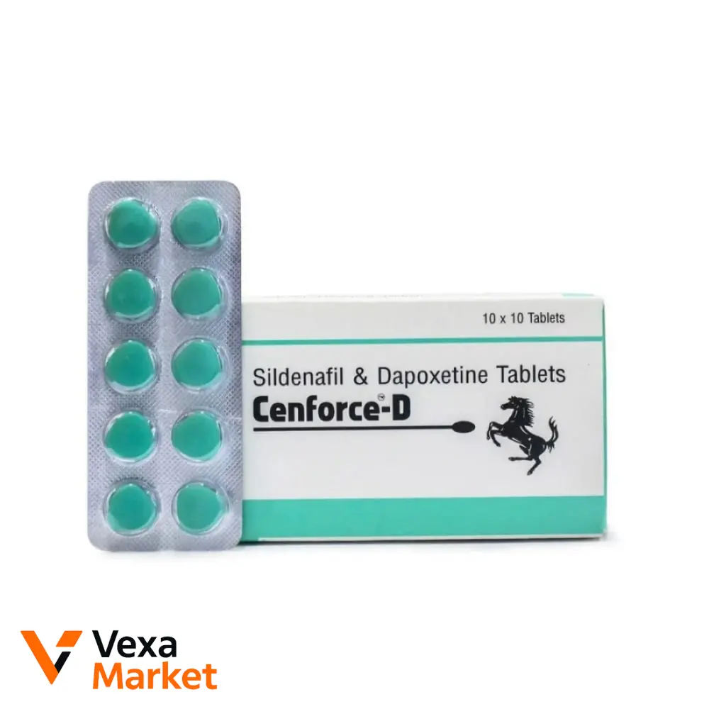 Cenforce D (Sildenafil 100 mg + Dapoxetine 60 mg) - возбуждающее и пролонгирующее средство