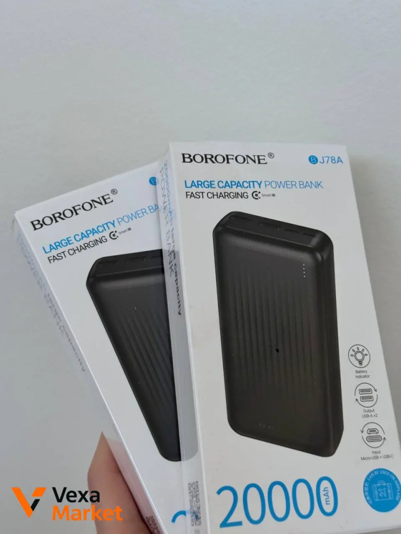 Універсальна Мобільна Батарея Power Bank Borofone BJ78A Clever 20000 mAh — фото 2