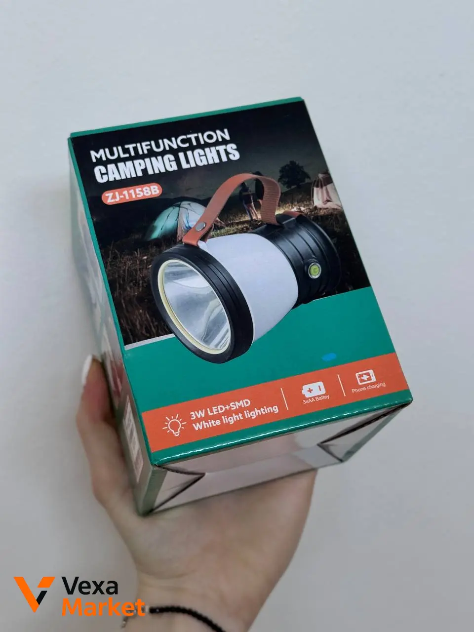 Многофункциональный LED фонарь ZJ-1158 Solar Charge