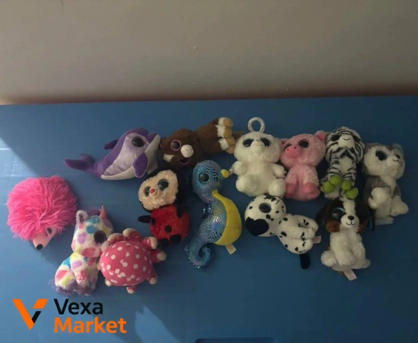 Мягкие игрушки "Beanie Boos" - набор разных животных