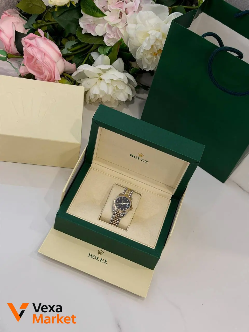 Годинник Rolex Premium якість сапфірове кришталь швейцарський кварцовий механізм
