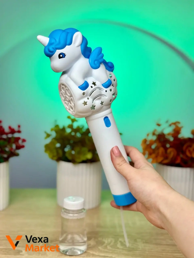 Автоматическая установка для мыльных пузырей с подсветкой "My Magical Unicorn" — фото 3