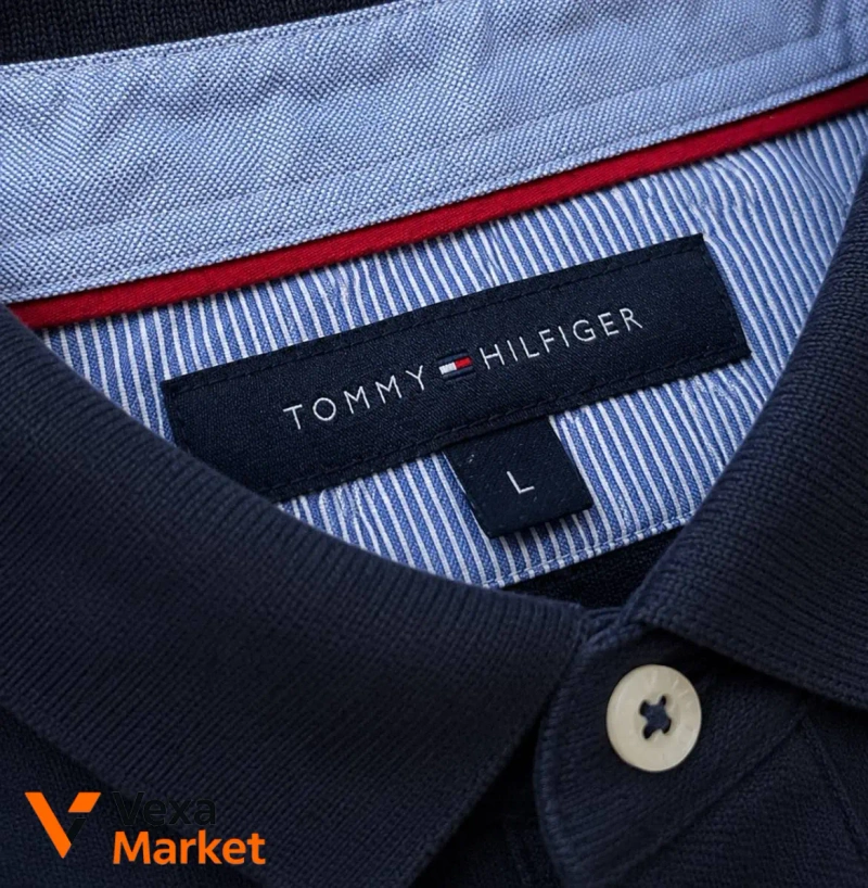 Tommy Hilfiger Поло Navy Blue L — фото 3