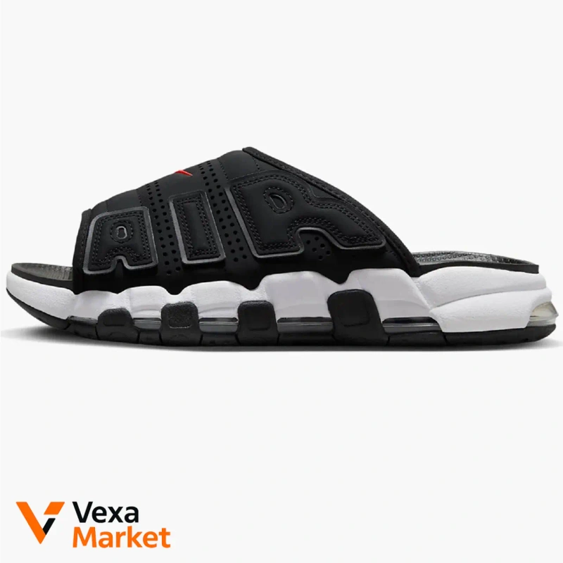 Nike Air More Uptempo Slides мужские черные — фото 2