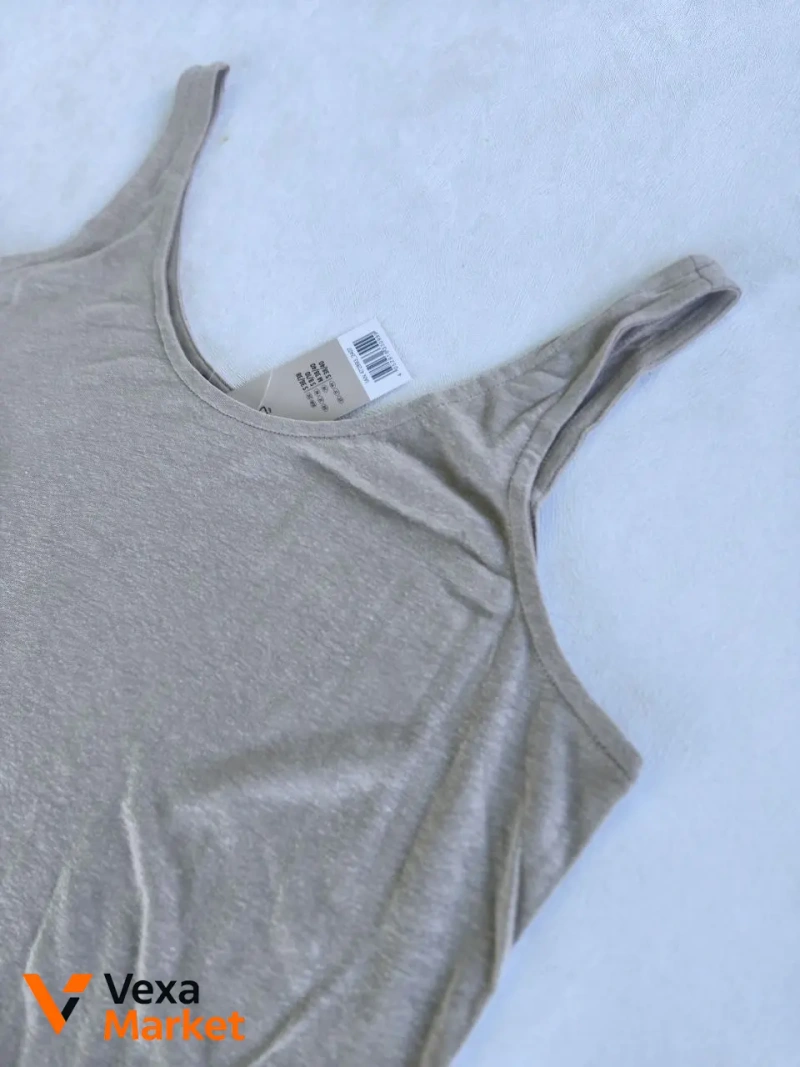 Esmara Premium Linen-Blend Top женская майка S/M лен вискоза — фото 4