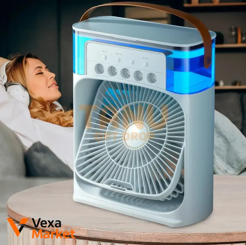 Настільний портативний кондиціонер Arctic Air Cooler Fan ICE з зволоженням 500 мл