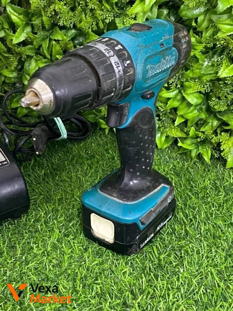 Акумуляторний дриль Makita DF347D з зарядним пристроєм та акумулятором — фото 2