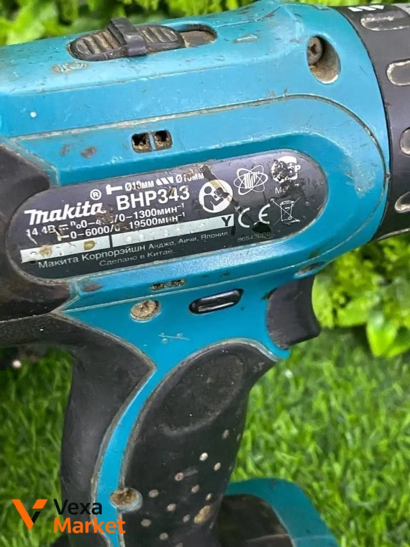 Акумуляторний дриль Makita DF347D з зарядним пристроєм та акумулятором — фото 3