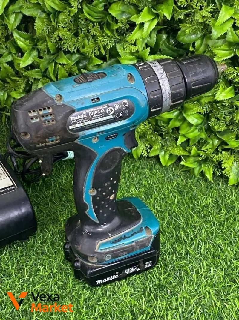 Акумуляторний дриль Makita DF347D з зарядним пристроєм та акумулятором — фото 4