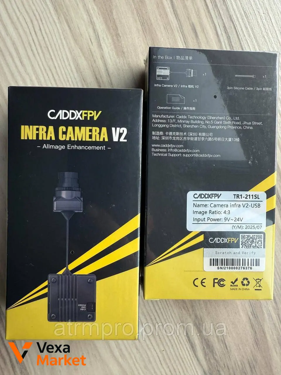CaddxFPV Infra Camera V2 TR1-211SL