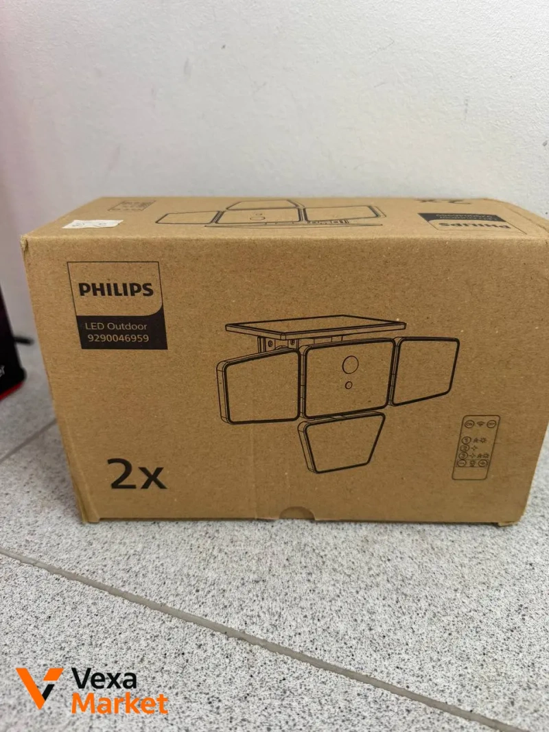Набор уличных прожекторов Philips 9290046959 на солнечной батарее с датчиком движения и пультом — фото 3
