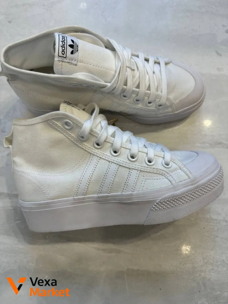 Adidas Весна-Лето Белые Женские Кроссовки 37.5/39.5 — фото 3