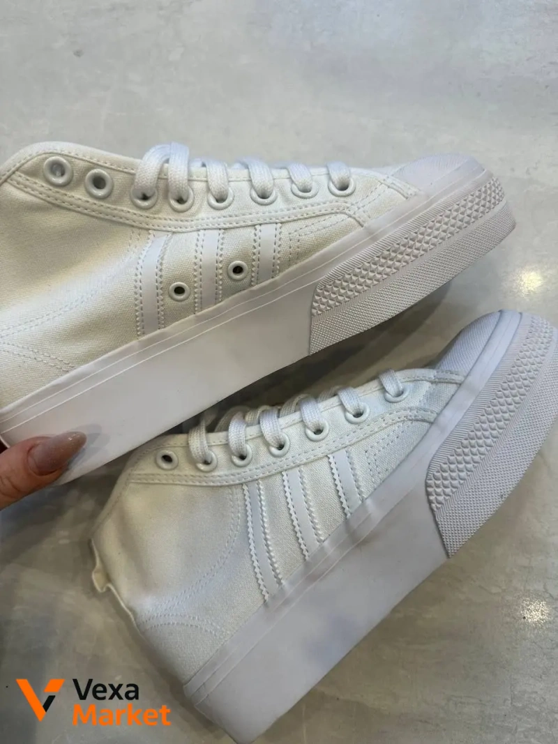 Adidas Весна-Лето Белые Женские Кроссовки 37.5/39.5 — фото 4