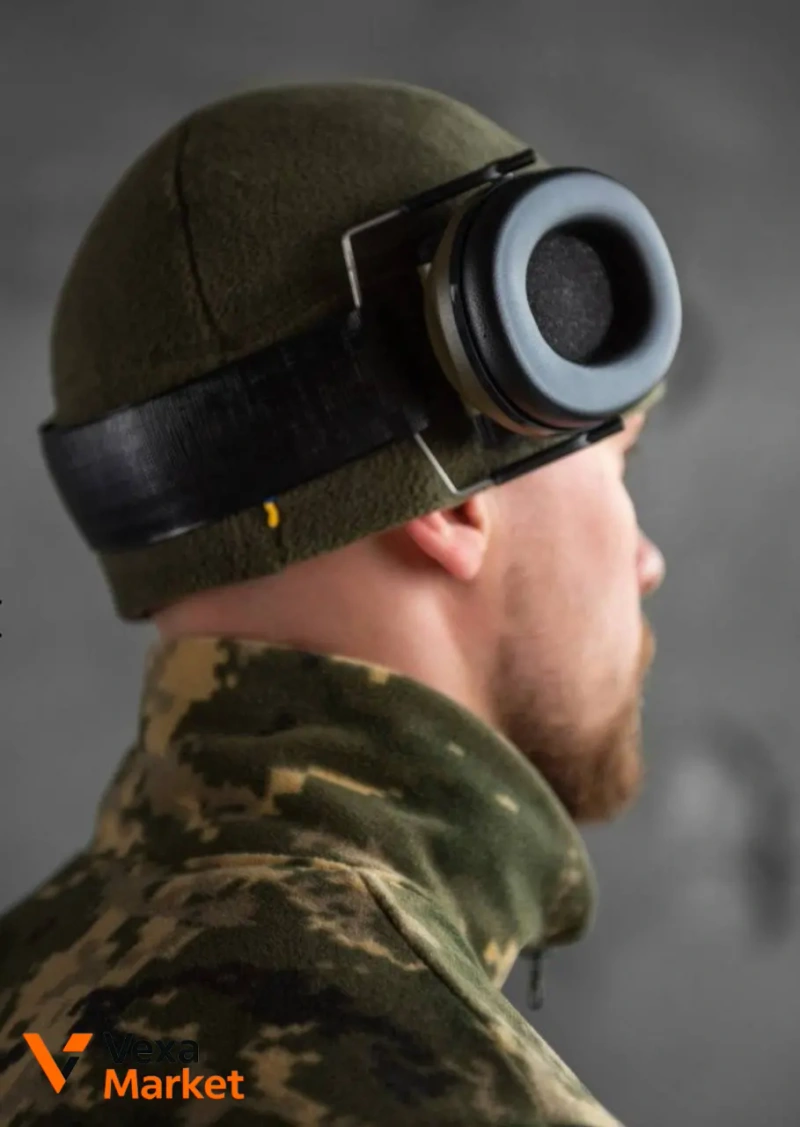 Активні тактичні навушники Tactical 6S чорні/олива — фото 2