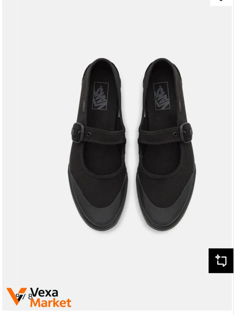 Балетки Vans черные унисекс — фото 4