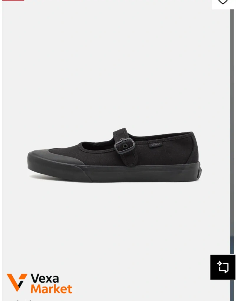 Балетки Vans черные унисекс — фото 6