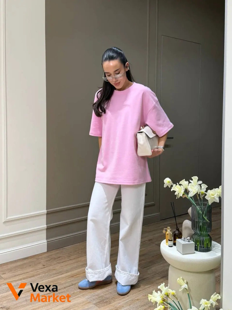 Футболка oversize 100% коттон — фото 7