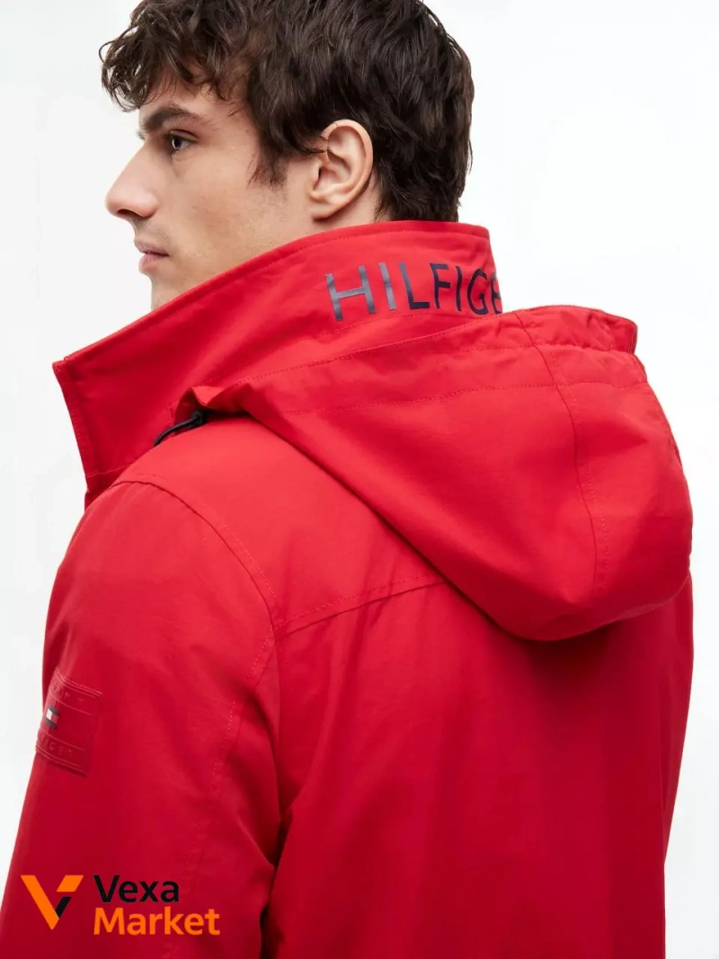 Мужская куртка Tommy Hilfiger красная — фото 3